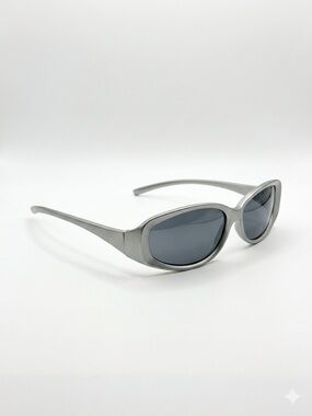 ASOS Silver Frame Black Lens Men’s Sunglasses
